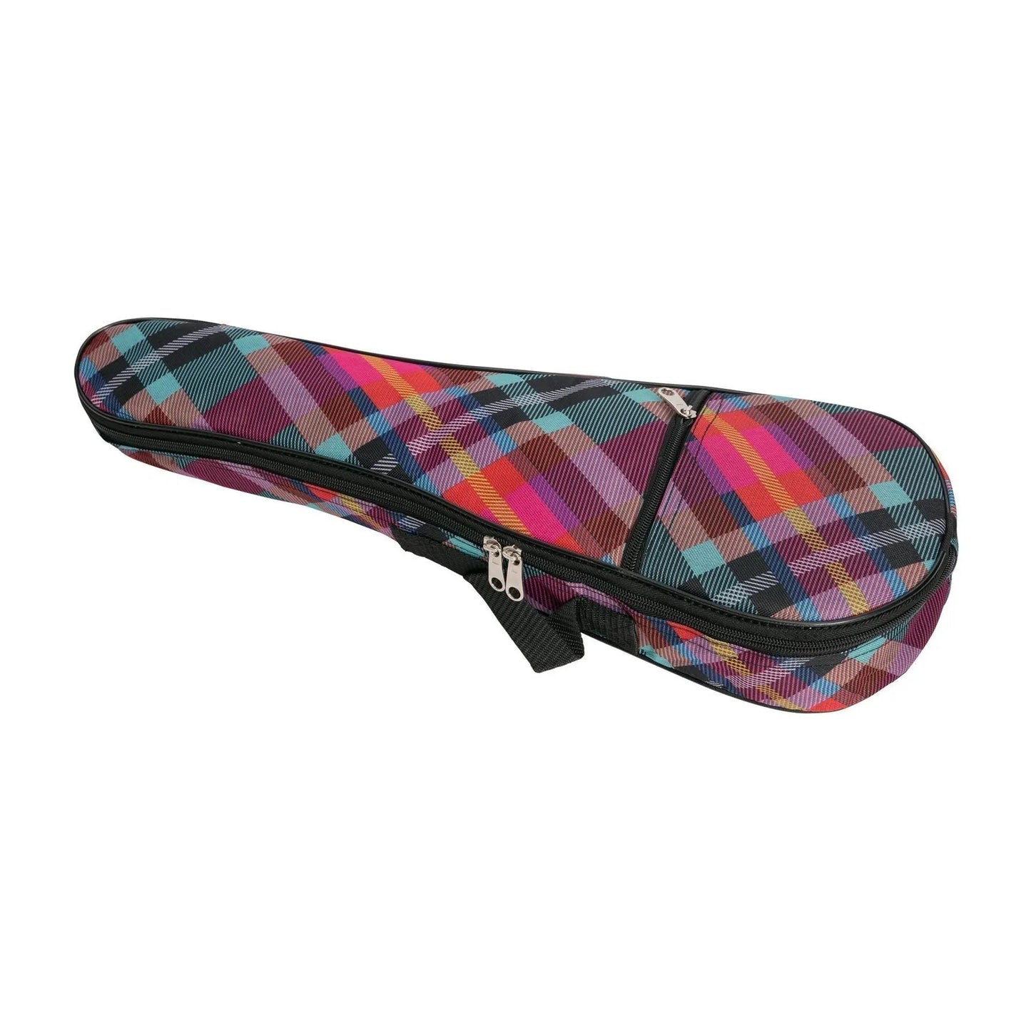 Sanchez Padded Soprano Ukulele Gig Bag - Tartan Pattern, Water Resistant, Fits C20 & CB20 — view 4