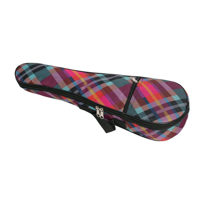 Sanchez Padded Soprano Ukulele Gig Bag - Tartan Pattern, Water Resistant, Fits C20 & CB20 — view 4