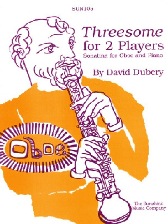 Threesome For 2 Players Sonatina Oboe Piano (Softcover Book)