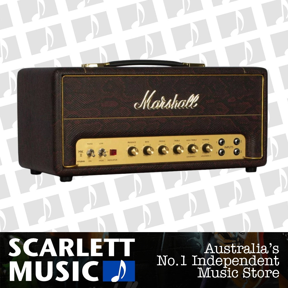 Marshall SV20H Studio Vintage 20w Valve Guitar Head Snake Skin — view 2