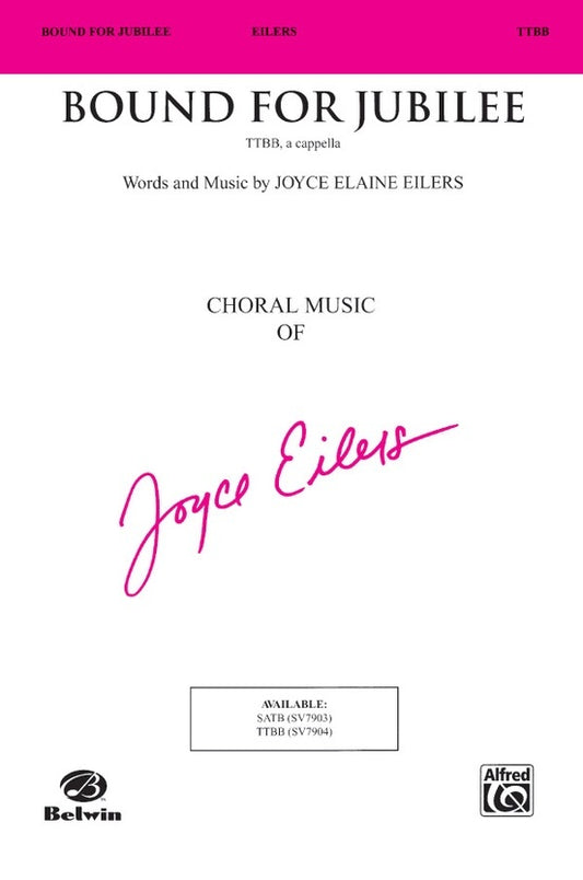 Bound for Jubilee TTBB Arranged by Eilers Choral Sheet Music