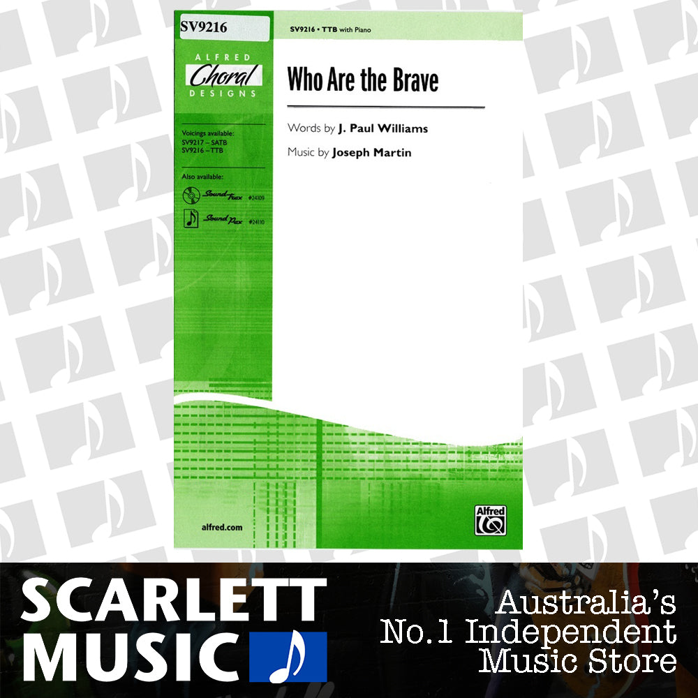 Who Are the Brave TTB Choral Sheet Music — view 2