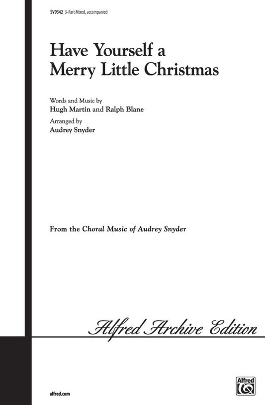 Have Yourself A Merry Little Christmas 3 Part Mix
