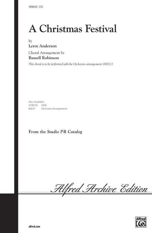 A Christmas Festival SATB Choral Sheet Music