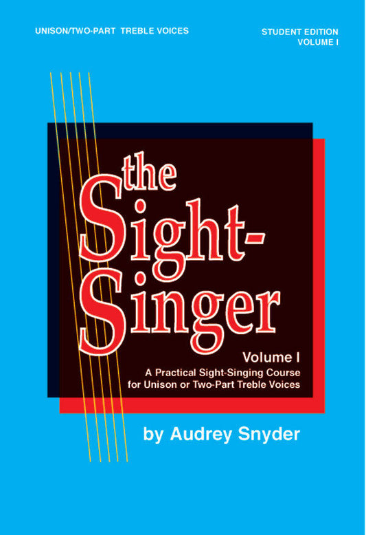 Sight Singer BK 1 Unis or 2pt Treble Student Edition Vocal Sheet Music