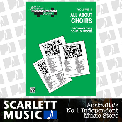 All About Choirs Crosswords Choral Sheet Music — view 2