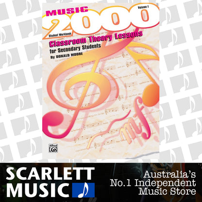 Music 2000 Classroom  Theory Book 1 Student WkBook — view 2