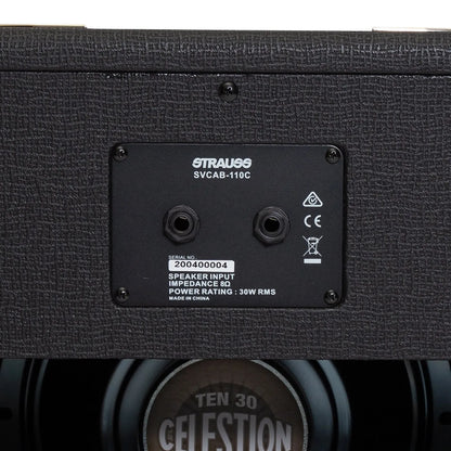 Strauss 1x10 30W Open Back Speaker Cabinet SVCAB-110C-BLK — view 6