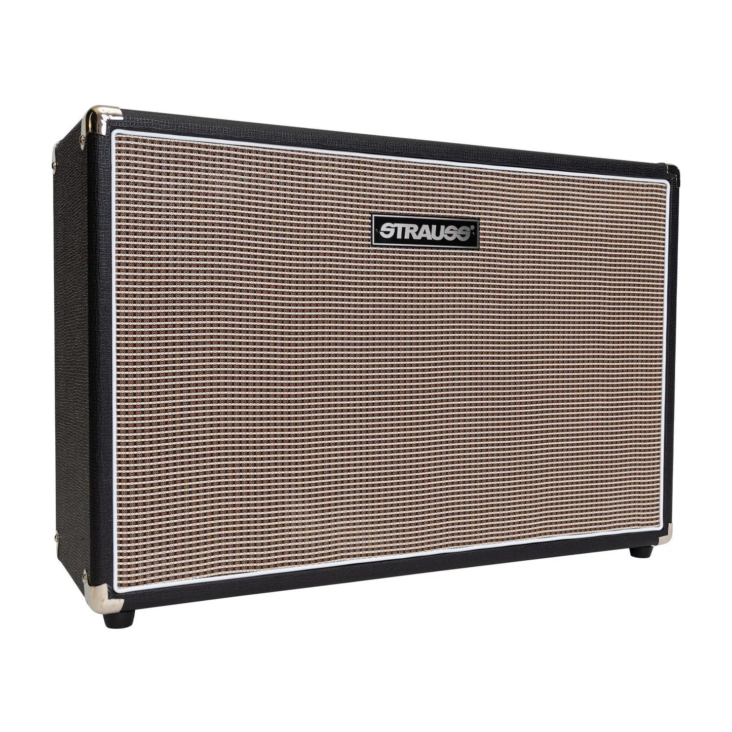 Strauss 2x12 100W Open Back Speaker Cabinet Black SVCAB-212E-BLK — view 3