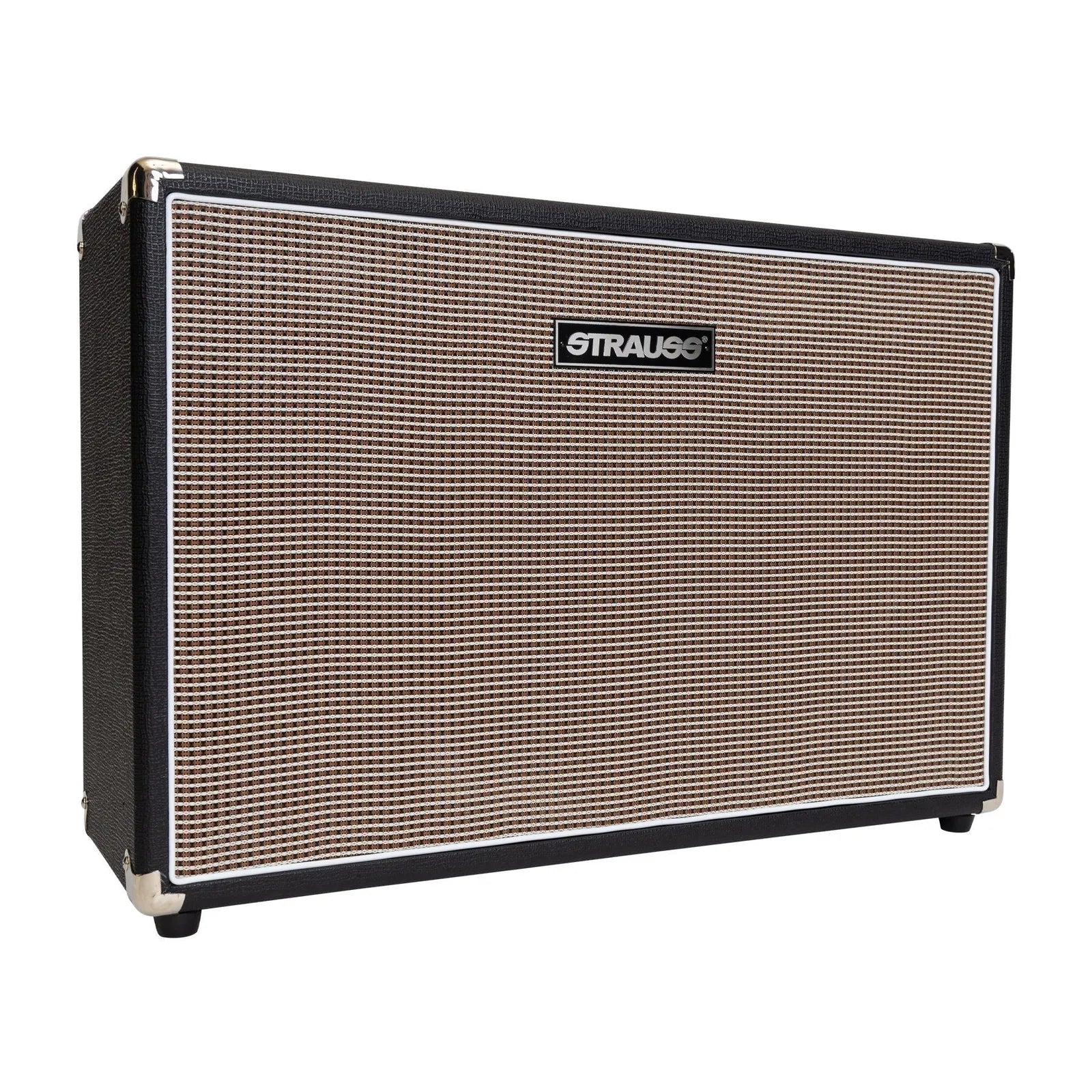 Strauss 2x12 100W Open Back Speaker Cabinet Black SVCAB-212E-BLK — view 3