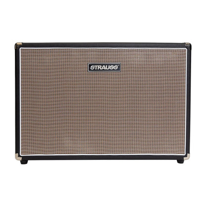 Strauss 2x12 100W Open Back Speaker Cabinet Black SVCAB-212E-BLK