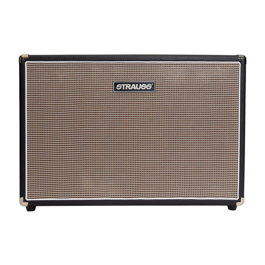 Strauss 2x12 100W Open Back Speaker Cabinet Black SVCAB-212E-BLK