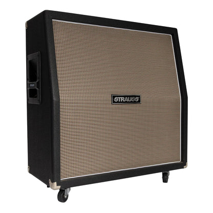Strauss SVCAB-412-BLK 4x12 400 Watt Black Speaker Cabinet with 12" V-LUX Speakers — view 3