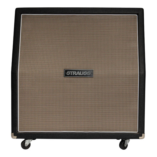 Strauss SVCAB-412-BLK 4x12 400 Watt Speaker Cabinet Black