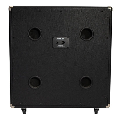 Strauss SVCAB-412-BLK 4x12 400 Watt Black Speaker Cabinet with 12" V-LUX Speakers — view 2