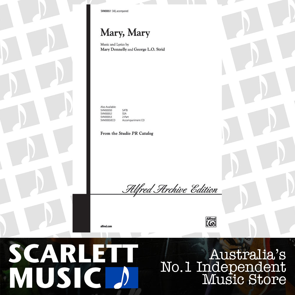 Mary Mary SAB Arr Strid — view 2