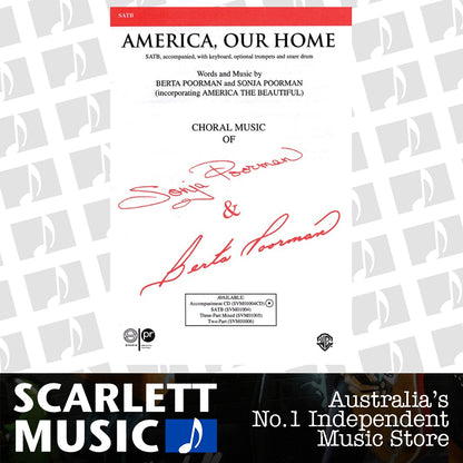 America Our Home SATB Choral Sheet Music Ed. Chinn — view 2