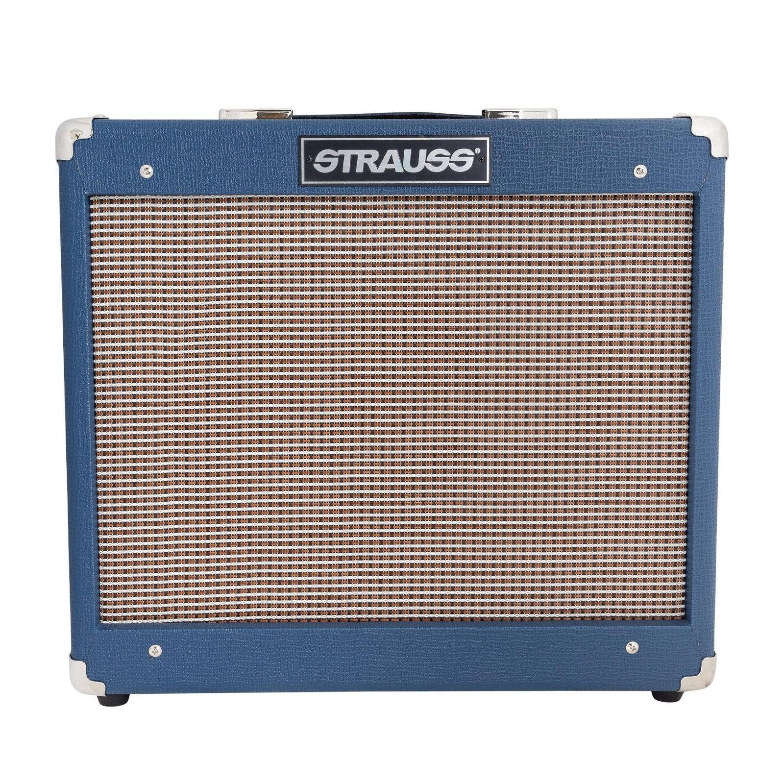 Strauss SVT-15R 15 Watt Valve Combo Amplifier with Reverb (Blue)