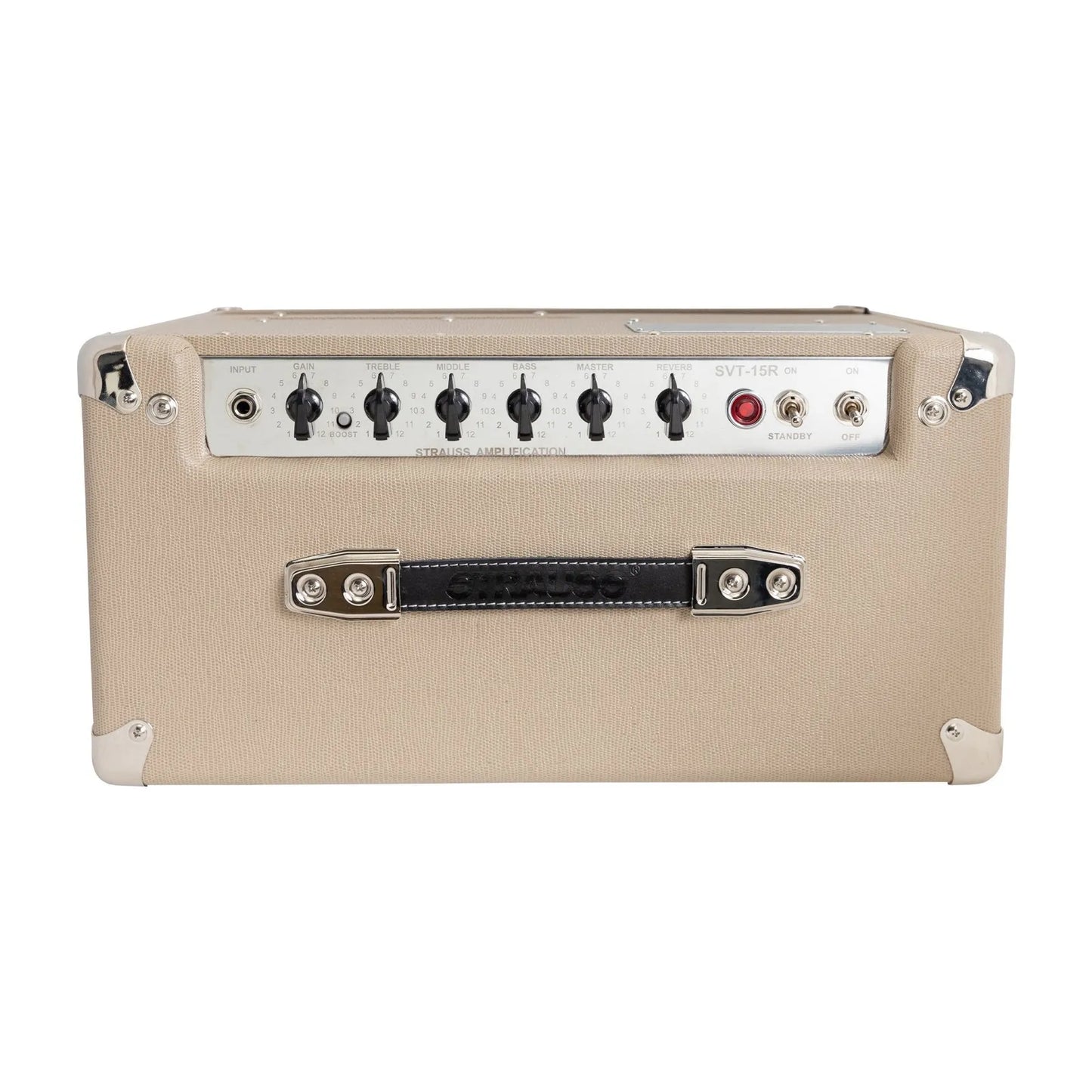 Strauss SVT-15R 15 Watt Combo Valve Amplifier with Reverb, Cream — view 4