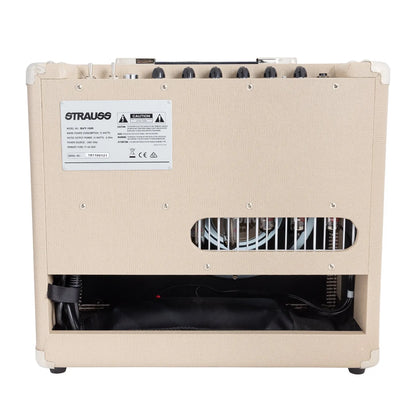 Strauss SVT-15R 15 Watt Combo Valve Amplifier with Reverb, Cream — view 2