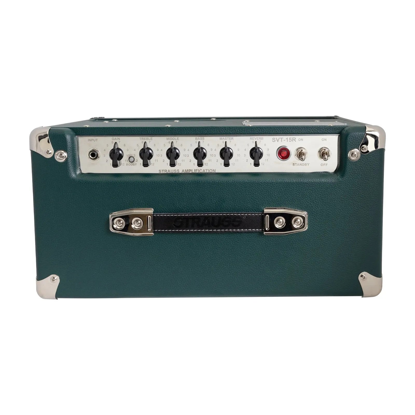 Strauss SVT-15R 15 Watt Green Combo Valve Amplifier with Reverb — view 4