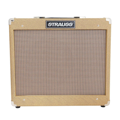 Strauss SVT-15R 15 Watt Tweed Combo Valve Amplifier with Reverb and 10" Celestion Speaker
