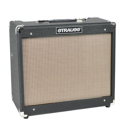 Strauss SVT-20R 20W Combo Valve Amplifier with Reverb, 1x12 Speaker, Black — view 3