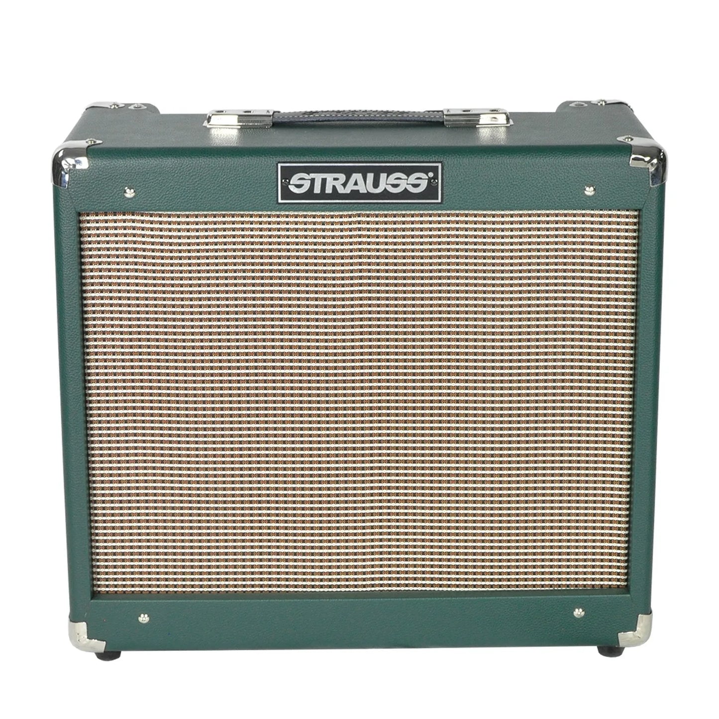 Strauss SVT-20R 20W Green Combo Valve Amplifier with Reverb, 1x12 Celestion Speaker, Spring Reverb, Footswitchable Boost
