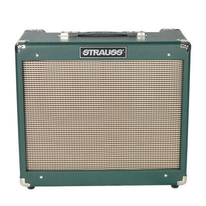 Strauss SVT-20R 20W Green Combo Valve Amplifier with Reverb, 1x12 Celestion Speaker, Spring Reverb, Footswitchable Boost