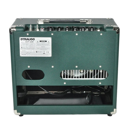 Strauss SVT-20R 20W Green Combo Valve Amplifier with Reverb, 1x12 Celestion Speaker, Spring Reverb, Footswitchable Boost — view 2