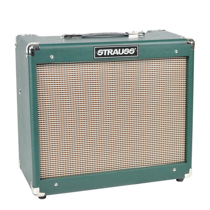 Strauss SVT-20R 20W Green Combo Valve Amplifier with Reverb, 1x12 Celestion Speaker, Spring Reverb, Footswitchable Boost — view 3
