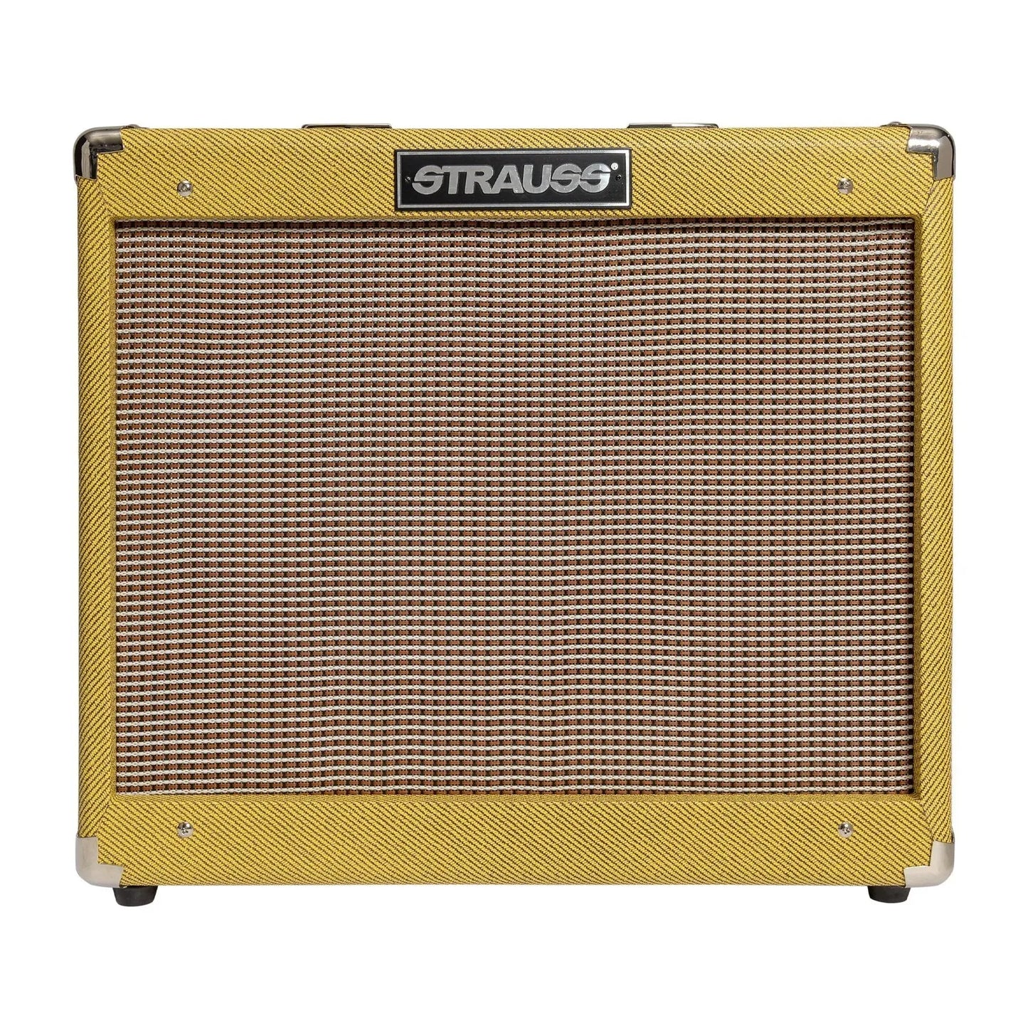 Strauss SVT-20R 20 Watt Valve Combo Amplifier with Reverb - Tweed, 1x12 Speaker, Celestion Seventy 80, Footswitchable, 16.2kg