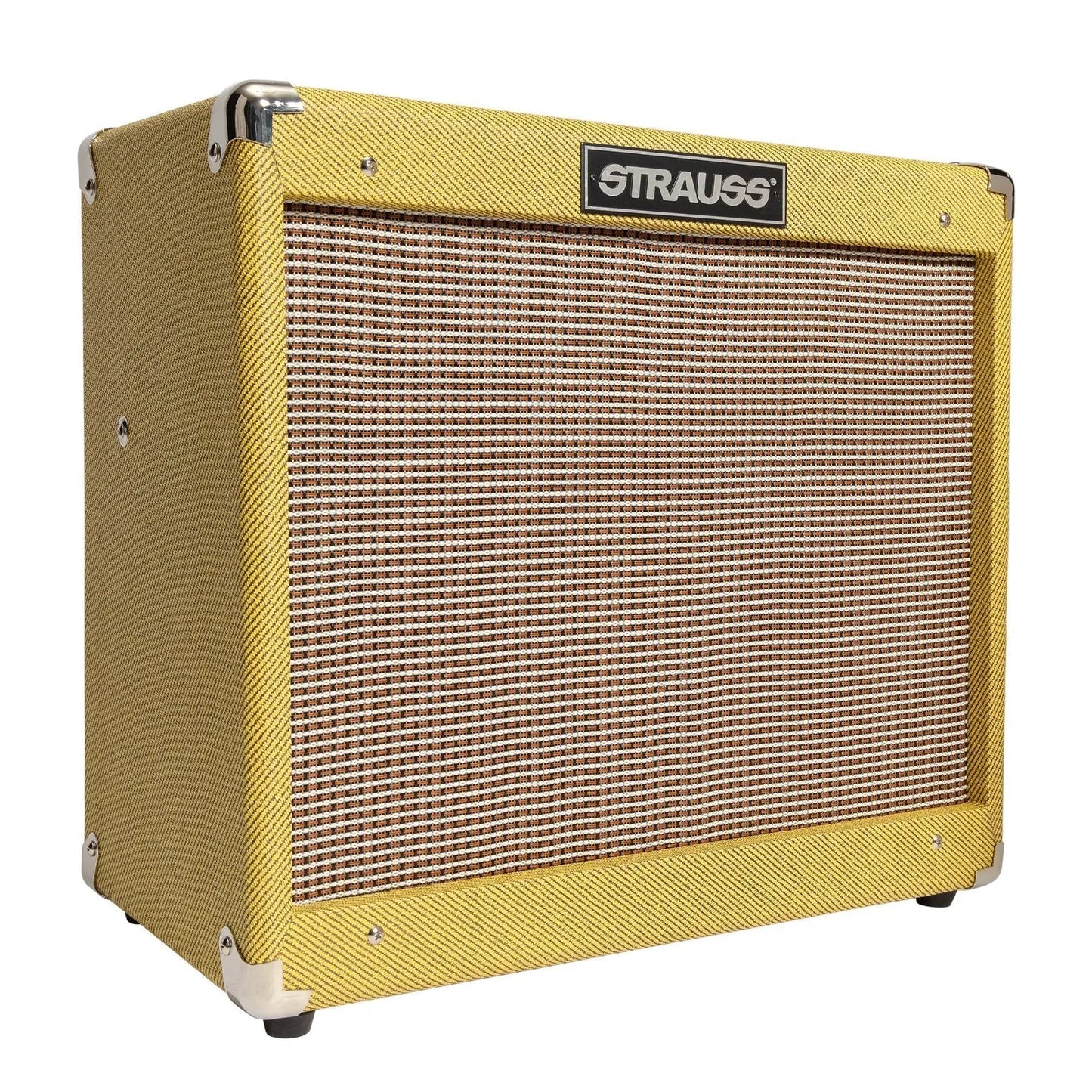 Strauss SVT-20R 20 Watt Valve Combo Amplifier with Reverb - Tweed, 1x12 Speaker, Celestion Seventy 80, Footswitchable, 16.2kg — view 3