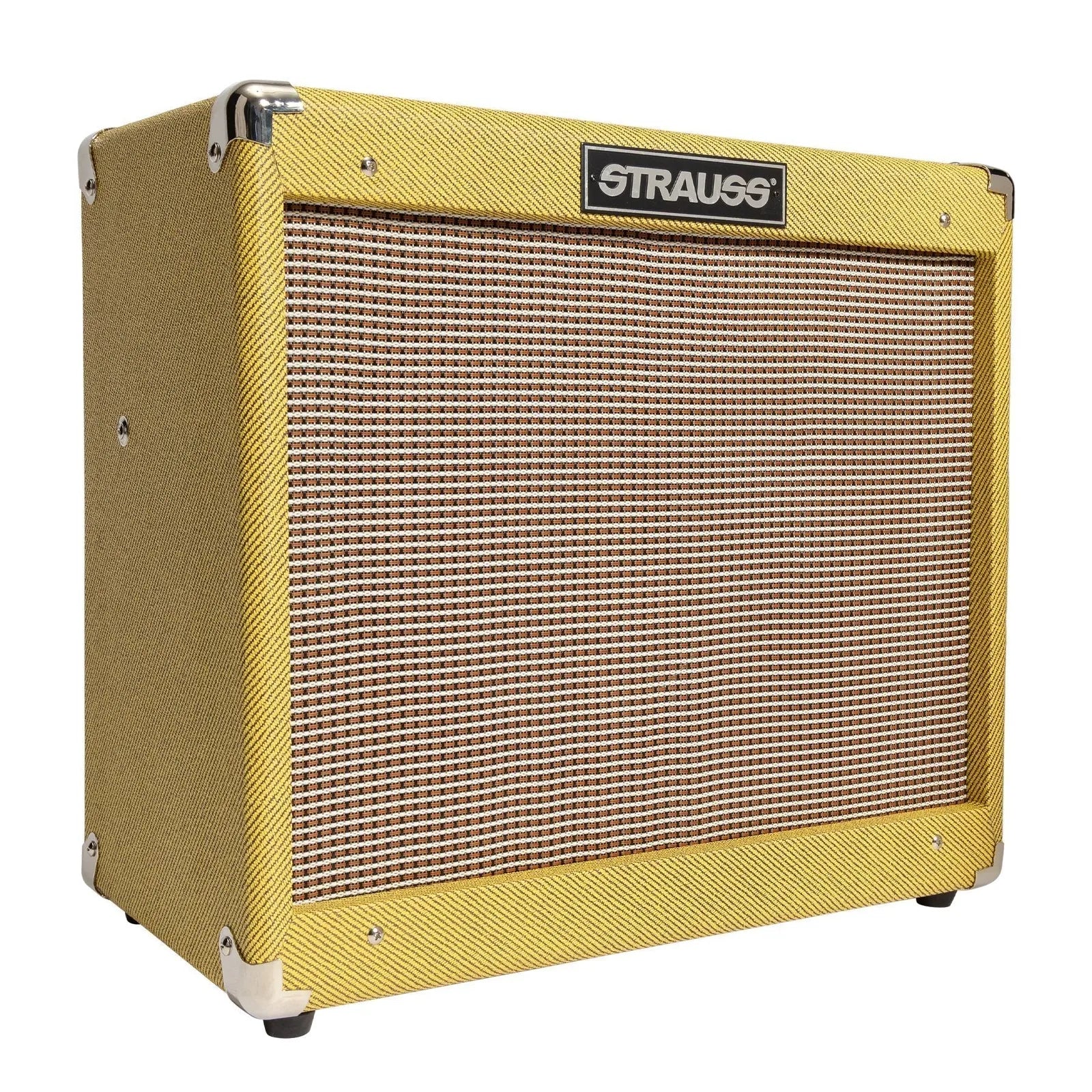 Strauss SVT-20R 20 Watt Valve Combo Amplifier with Reverb - Tweed, 1x12 Speaker, Celestion Seventy 80, Footswitchable, 16.2kg — view 3