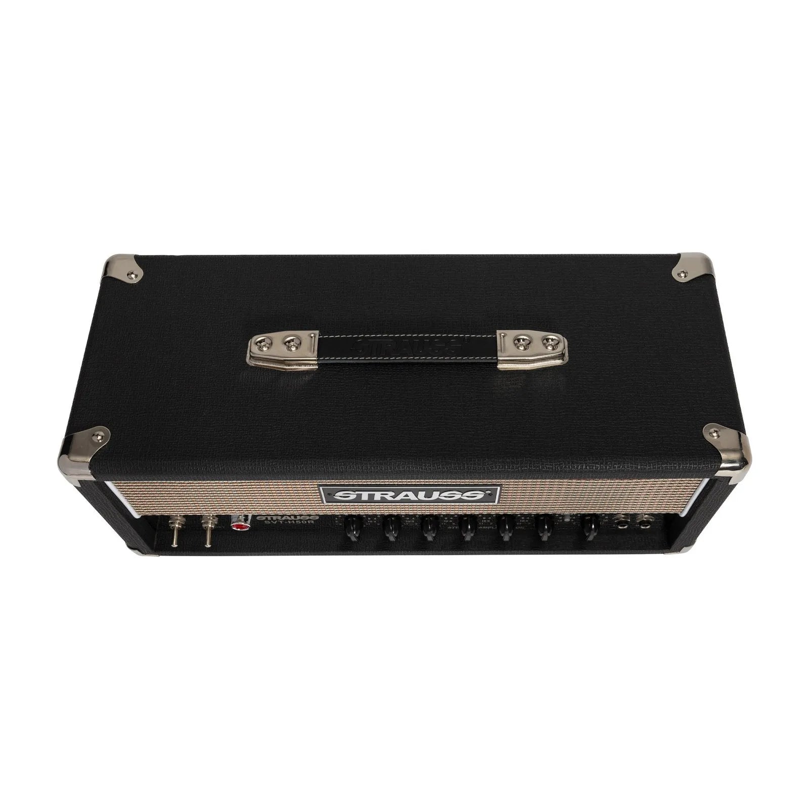 Strauss SVT-H50R 50 Watt Valve Amplifier Head with Reverb - Black — view 4