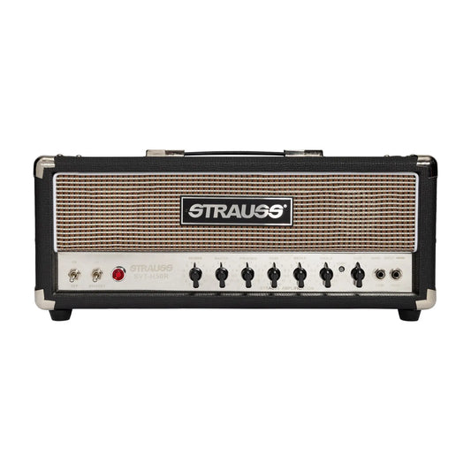 Strauss SVT-H50R 50 Watt Valve Amplifier Head with Reverb - Black