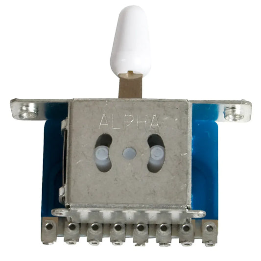 Ams Switch 3 Way Slide PC Board Style White