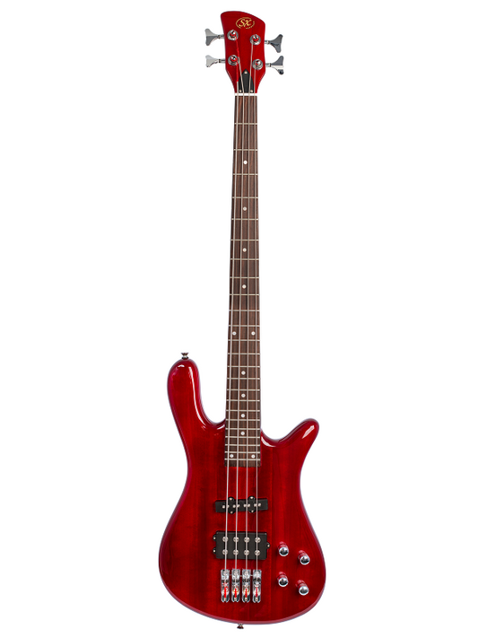 Essex BASS Guitar Mahogany Neck Thru Transparent Wine Red