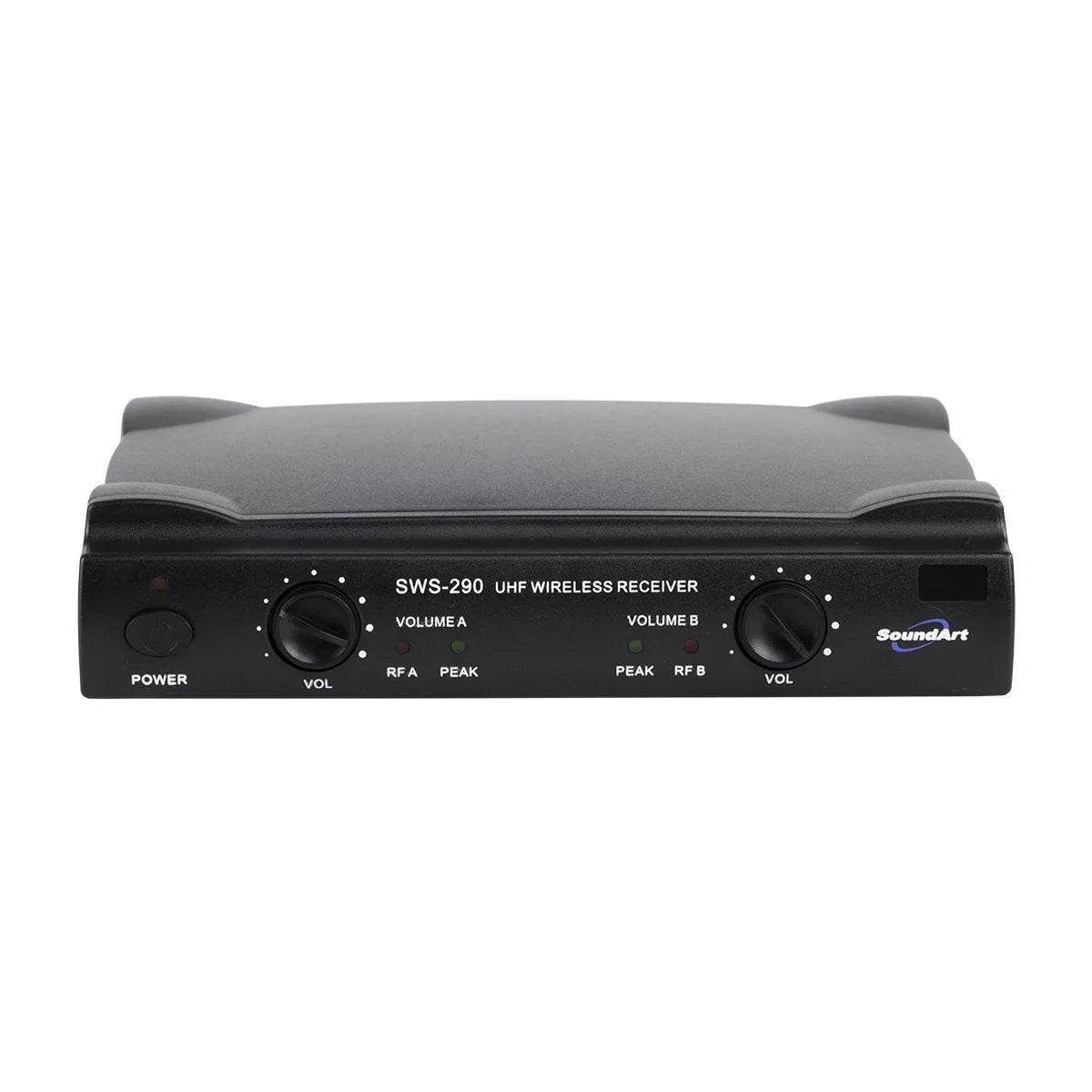 SoundArt SWS-290-BPBP Dual Channel Wireless Microphone System with Lapel and Headset Mics — view 2