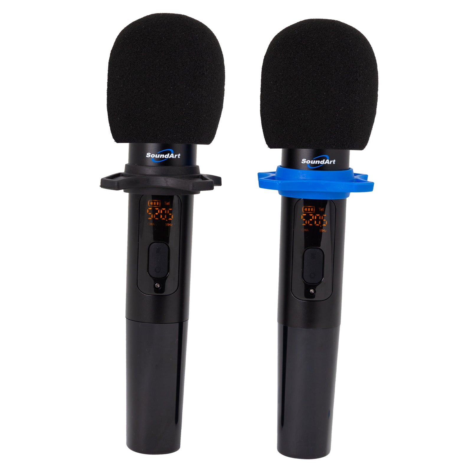 SoundArt SWS-D2 Dual Wireless Microphone System with Receiver and Accessories — view 2