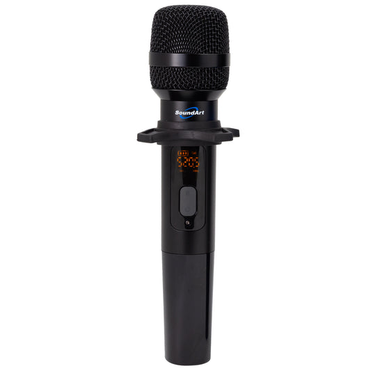 SoundArt SWS-D2 Wireless Microphone System with Receiver and Accessories