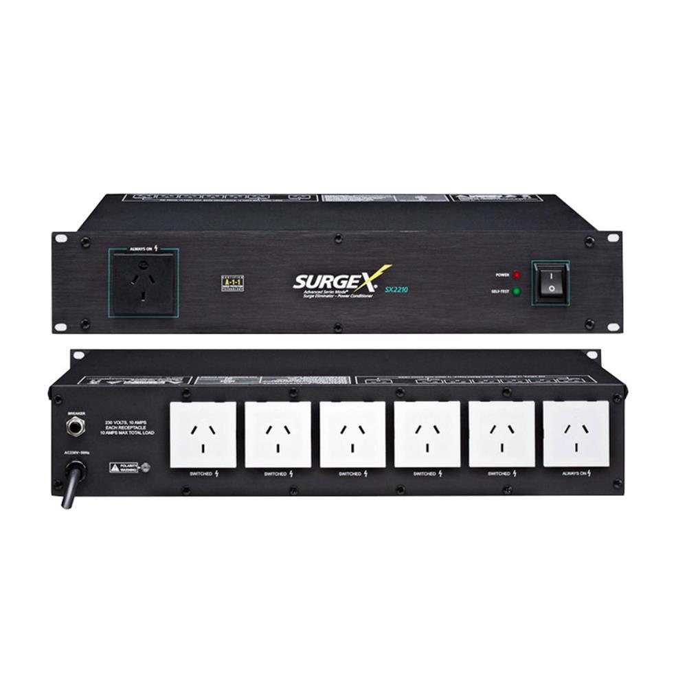 ASM surge eliminator 7Aus out 2RU EMI/RFI filter Surgex