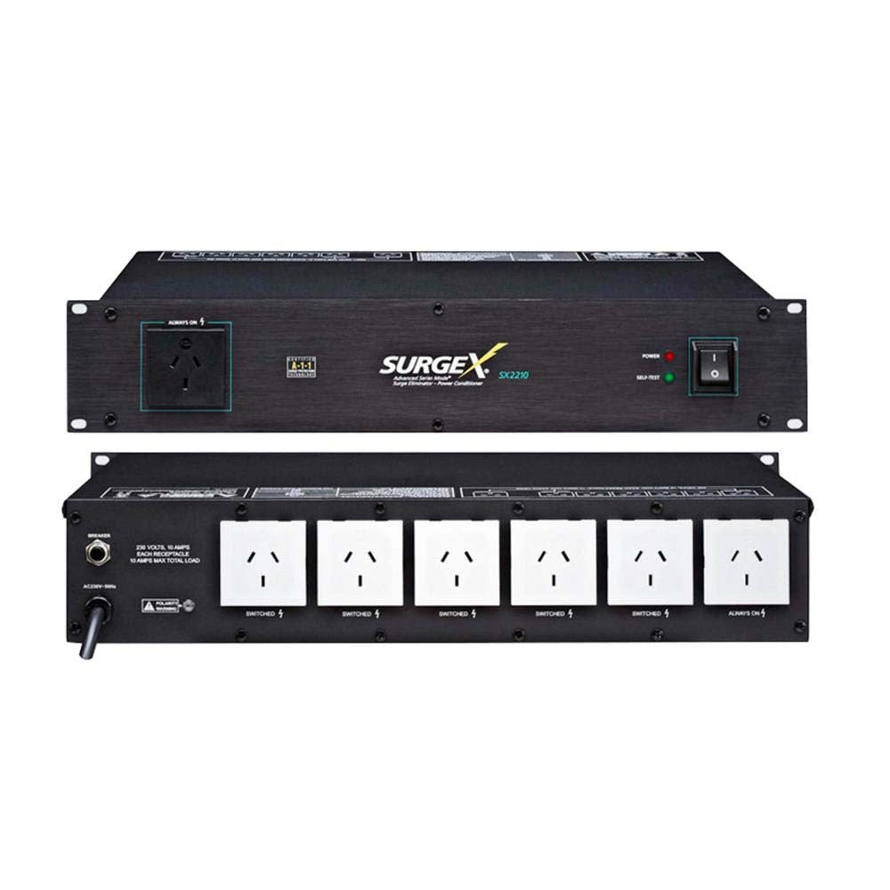 ASM surge eliminator 7Aus out 2RU EMI/RFI filter Surgex — view 3