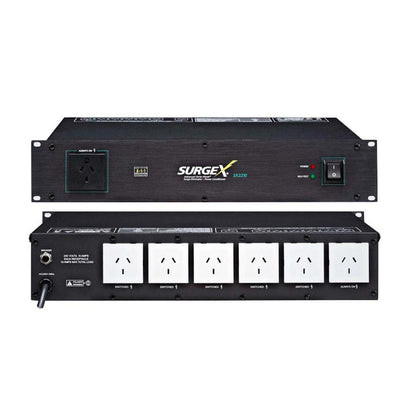 ASM surge eliminator 7Aus out 2RU EMI/RFI filter Surgex — view 3