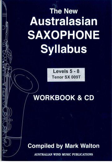 Australasian Tenor Saxophone Syllabus Book/CD Level 5-8