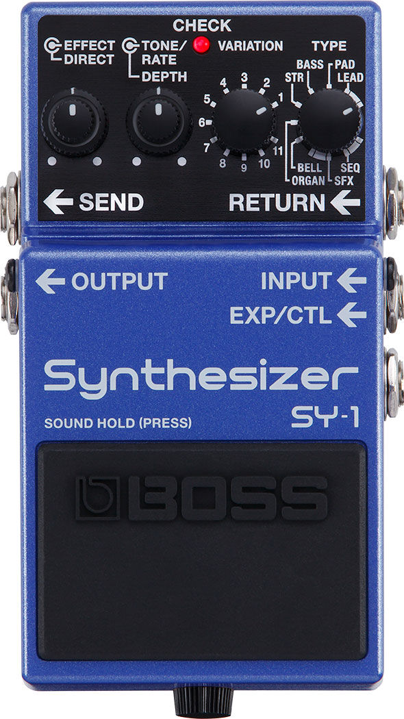 BOSS SY-1 Synthesizer Compact Pedal - 121 Sounds, Easy Setup, Legendary Guitar Synth Technology — view 2