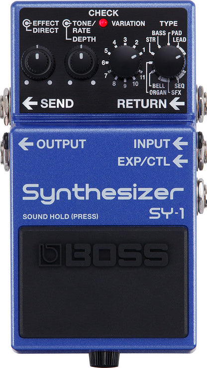 BOSS SY-1 Synthesizer Compact Pedal - 121 Sounds, Easy Setup, Legendary Guitar Synth Technology — view 2