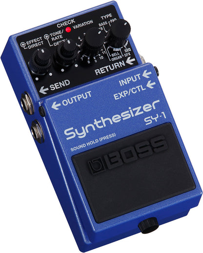 BOSS SY-1 Synthesizer Compact Pedal - 121 Sounds, Easy Setup, Legendary Guitar Synth Technology — view 3
