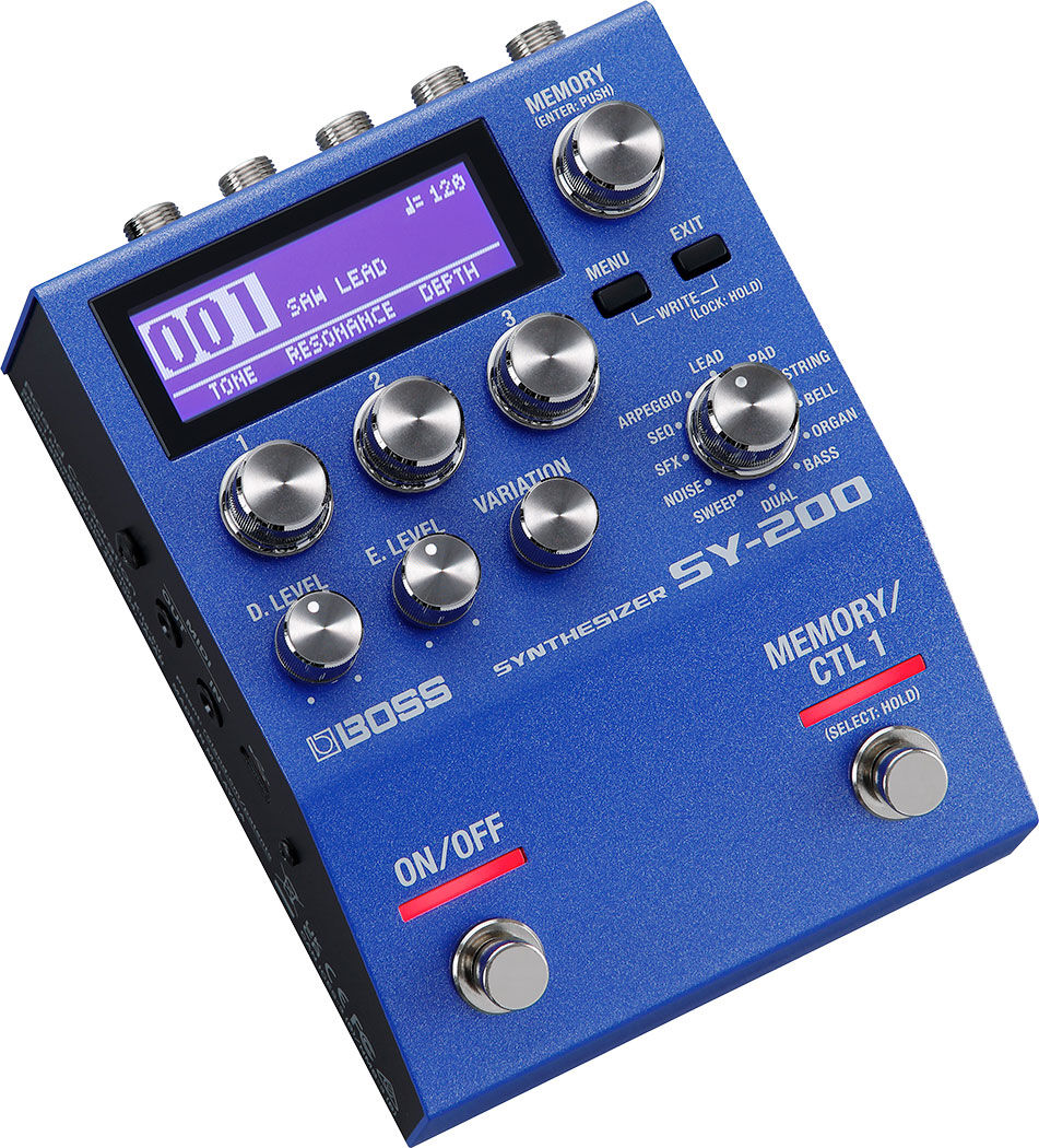 BOSS SY-200 Synthesizer - Polyphonic Guitar/Bass Synth with Analog Tones, Compact Design, 200 Series — view 3