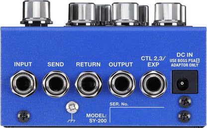 BOSS SY-200 Synthesizer - Polyphonic Guitar/Bass Synth with Analog Tones, Compact Design, 200 Series — view 5